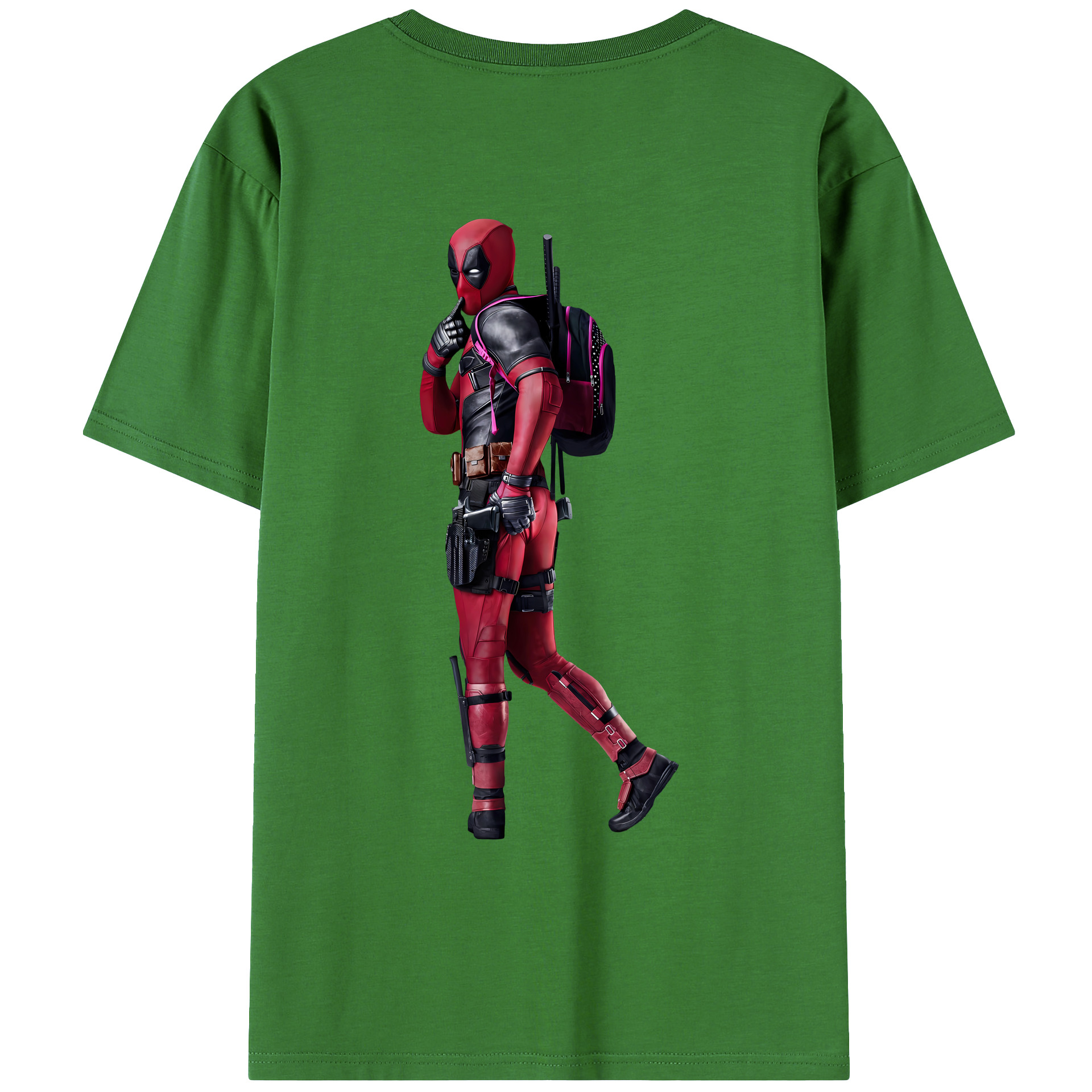 （画像用） Deadpool デッドプール レディース半袖Tシャツ(バックプリント)